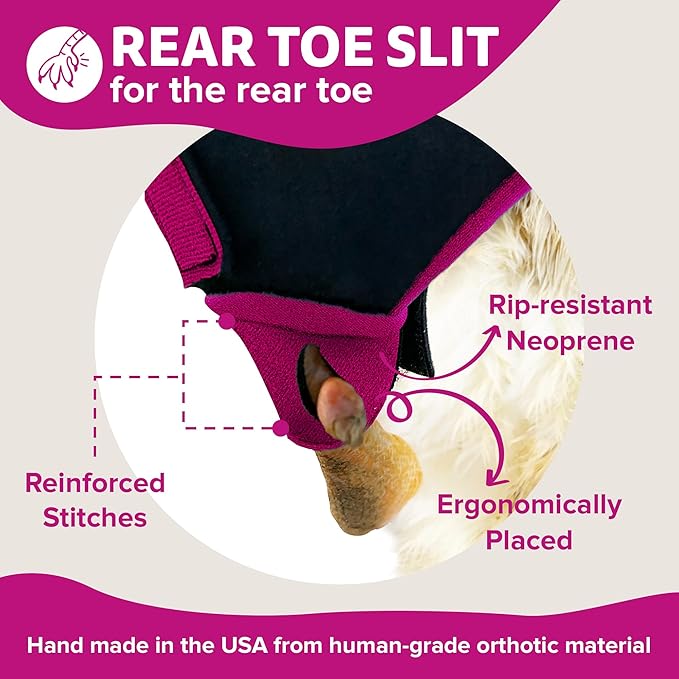 Duck Shoes for Injured Feet – Protective Neoprene Footwear for Ducks, Protective Shoes for Birds with Injured feet, Bumblefoot Relief - Large, 4.5” Max. Inside Width - Pink