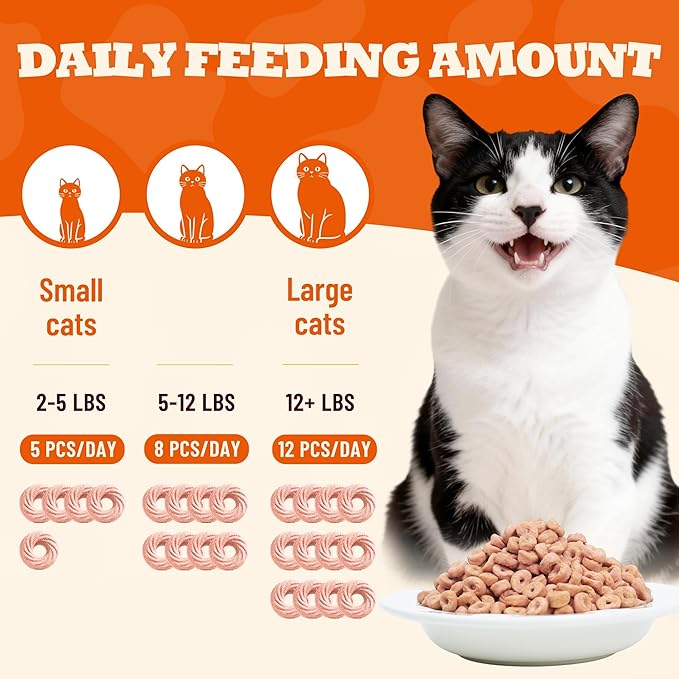 8 oz Cat Cranberry Treats Kidney Support Chicken Flavor Cat Training Treats for Indoor Cats