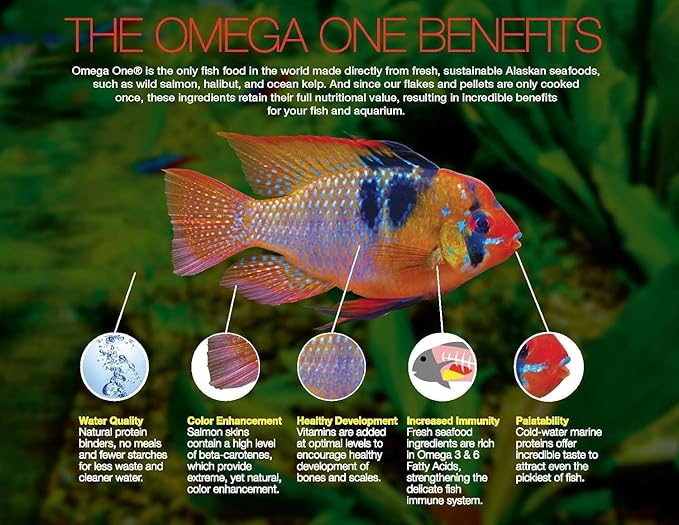 Omega One Goldfish Flakes 0.42 oz