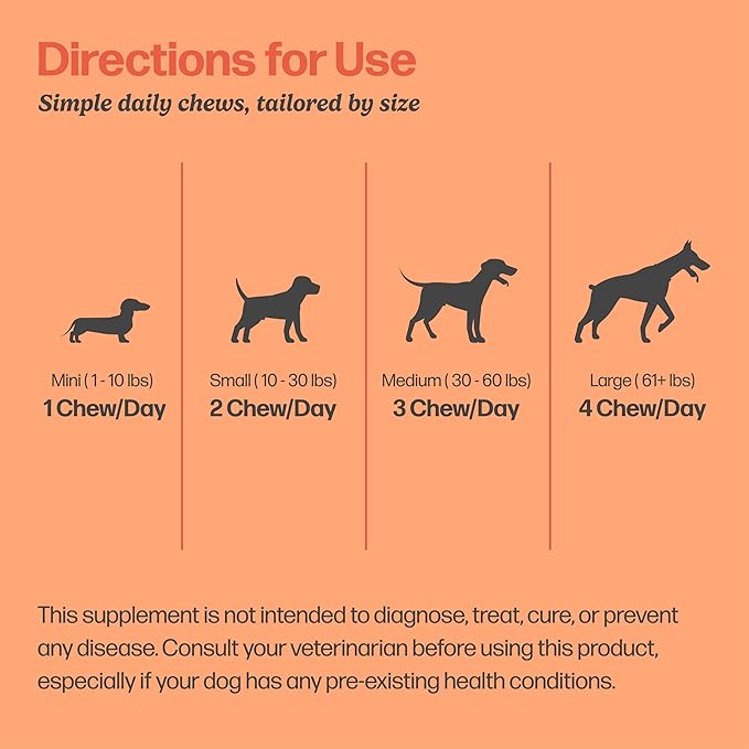 Selly’s Den Dog Hip and Joint Supplement for Mobility - Glucosamine, Chondroitin and MSM for Joint Health Relief - Made in USA - Chicken Flavor Soft Chew - 90 Count