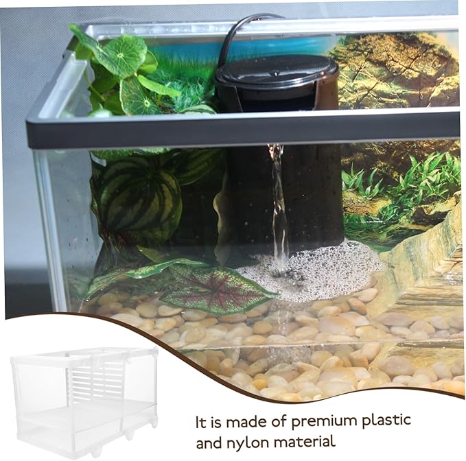 TOYANDONA 2pcs Fish Box Aquarium Incubator Fish Tank Breeding Isolation Box Divider Aquarium Style