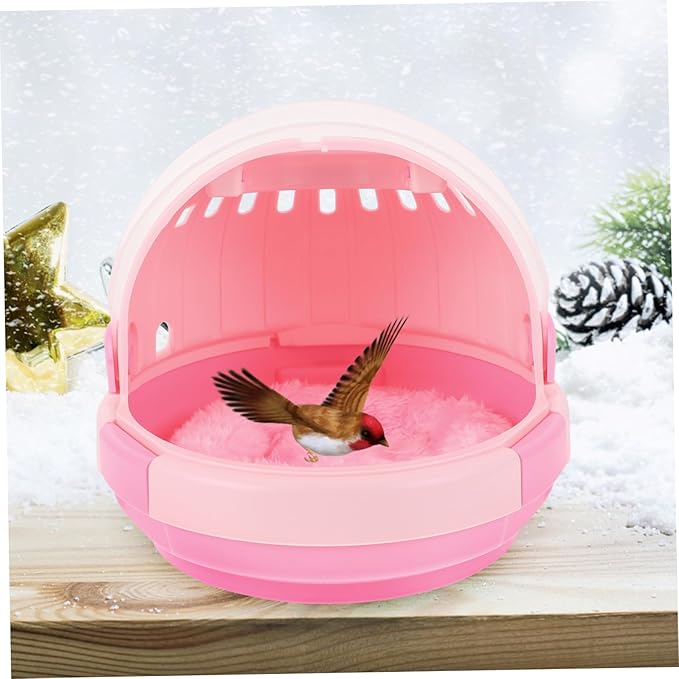 1set Expandable Pet Carrier Animal Cage Cage Bird Carrier Portable Hand-held Warm Nest Pet Accessory for Outdoor