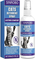 Cat Deterrent Spray - Natural Safe Cat Repellent Spray for Furniture Protection,Effective Indoor & Outdoor Training Aid to Stop Pee Spraying, Chewing & Scratching (2 Pcs)