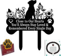Pet Grave Markers Dog, Metal Pet Metal Memorial Garden Stake, Pets Waterproof Grave Stakes Plaque, Pet Headstone Garden Memorial Graves, Metal Dog Garden Decor 12"