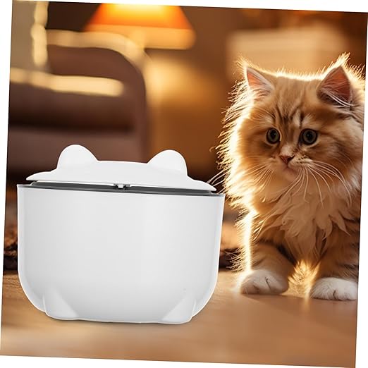 1Set Litter Trash Can with Lid Operation for Easy Cleanup Includes Trash Bags Functional Design for Modern Homes Cat Waste Container