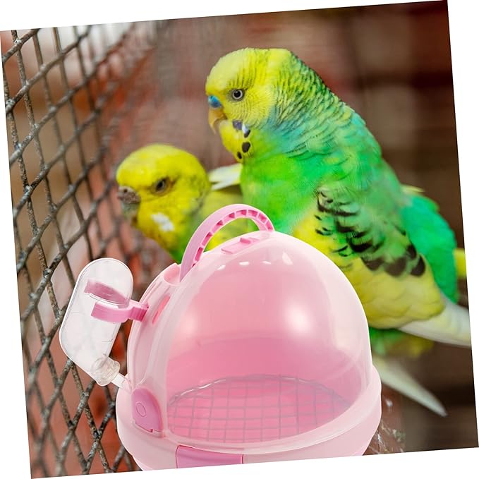 Milisten 1set Travel Parrot Cage Bird Carrier Portable Pet Parrot Cage Handheld Design