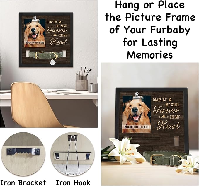 Dog Memorial Gifts for Loss of Pet, Pet Loss Sympathy Gifts, in Memory of Dog Passing Away, Forever in My Heart