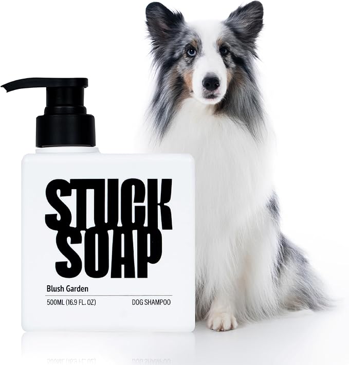 Vegan Dog Shampoo - Inspired by K-Beauty Luxury Spa Care, Long-Lasting Scent, High-Concentrate Rich Lather, Deep Cleaning & Odor Control, 500ml (Blush Garden)