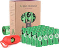 Biodegradable Dog Poo Bags with Holder-240 Large Poop Bags, Corn Starch Blended Compostable Poo Bag, Extra Thick Strong Leak Proof Poop Waste Bag for Dogs (Green)