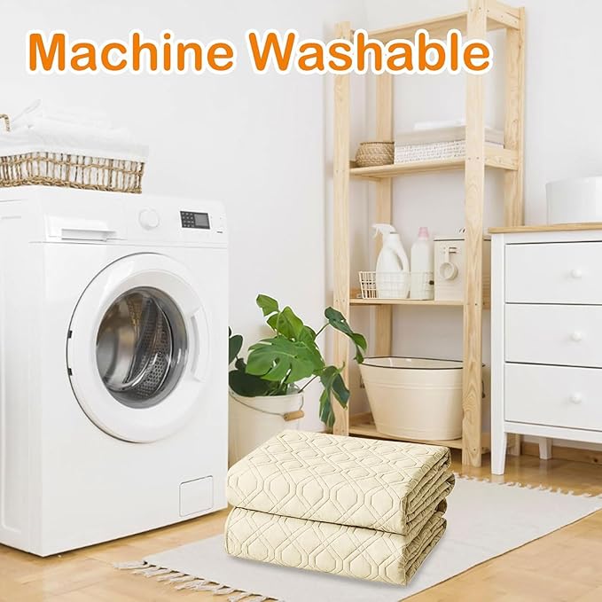 hyha Waterproof Dog Bed Blanket, Soft Pet Blankets, Waterproof Couch Cover for Dogs, Reversible Sofa Covers Washable for Furniture (40x70 Inch, Beige/Beige)