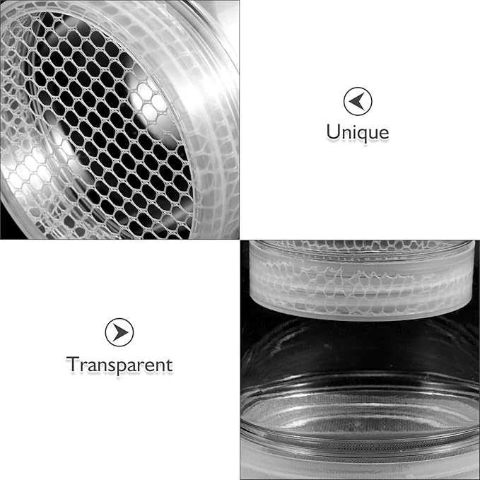 BESPORTBLE Small Floating Fish Breeding Box with Fine and Coarse Mesh Nets, Isolation Incubator Tank for Aquarium Fry and Shrimp Hatchery, White Set Suitable for Guppy and Betta Breeders