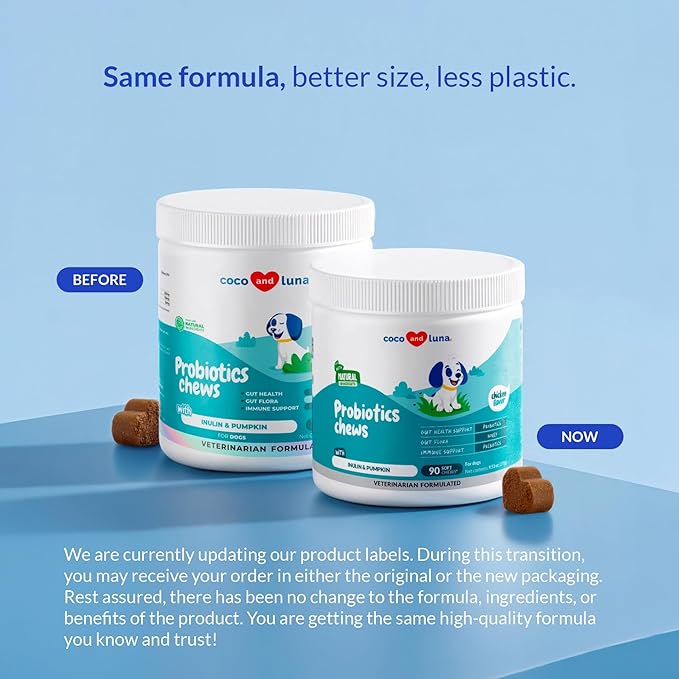 Probiotics for Dogs Digestive Health - Support Gut Health, Diarrhea, Gas, & Seasonal Allergies - with Honey, Pumpkin and Prebiotics for Digestive Support, Bad Dog Breath & Constipation