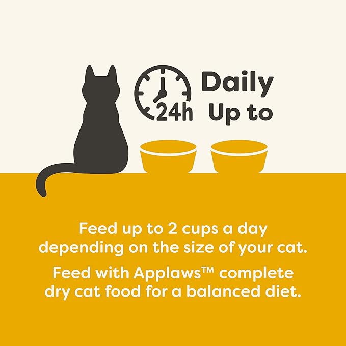 Applaws Natural Wet Cat Food in Broth, Limited and Natural Ingredients, High Protein with No Artificial Additives, Chicken Breast & Duck in Broth (10 x 2.12 oz Easy-Open Cups)