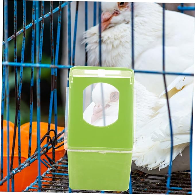 BESPORTBLE 4pcs Pigeon Feeder Bird Cage Feeder Watering Supplies Parrot Feeding Box