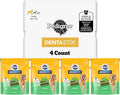 Pedigree Dentastix Dog Dental Treats, Large Breed Dog Treats, Fresh Flavor, (4) 15ct Bags (60 Treats Total)