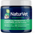 NaturVet – Advanced Probiotics & Enzymes - Plus Vet Strength PB6 Probiotic | Supports and Balances Pets with Sensitive Stomachs & Digestive Issues | for Dogs & Cats (8 oz)
