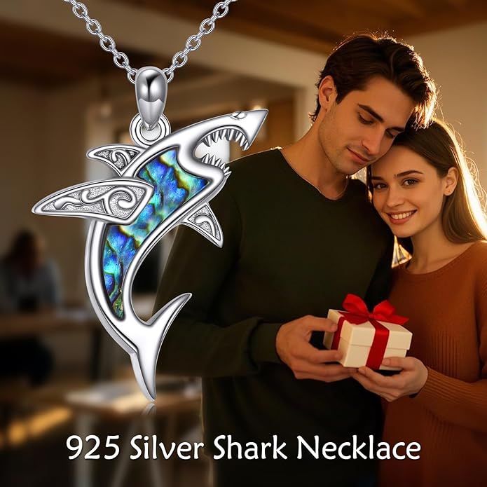 KZX Cat/Dog/Phoenix/Eagle/Whale/Shark/Puffin/Starfish/Chicken/Butterfly/Owl/Bee/Frog/Seahorse Necklace Sterling Silver Animal Pendant Jewelry Gift for Women