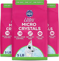 Ultra Micro Crystals Premium Cat Litter - 99.9% Dust Free, Soft on Paws, Fragrance Free - 15 Lbs. Total (3pk of 5 Lbs.)