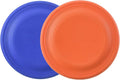 Dog Flying Disc (2 Pack) - Durable Rubber Flying Disc Dog Toy - 9.25" Indestructible Rubber Dog Fetch Toy - Puncture Resistant & Bite Resistant Extremely - for Medium Large Dogs