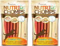 NutriChomps Dog Chews, 5 inch Twists, Real Chicken, Peanut Butter and Milk Flavors, 15 Count, Easy to Digest, Rawhide Free Dog Treats, Long Lasting, Vitamin and Mineral Enriched