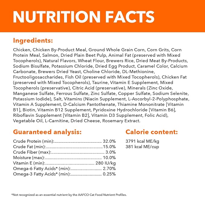 IAMS Healthy Enjoyment Dry Cat Food Chicken & Salmon Recipe, Cat Food Dry Recipe, 15 lb. Bag