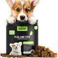 Flea and Tick Prevention Chewables for Dogs - 150 Chews - Flea & Tick Control - Vet-Approved Oral Treatment - Duck Flavor - US-Made