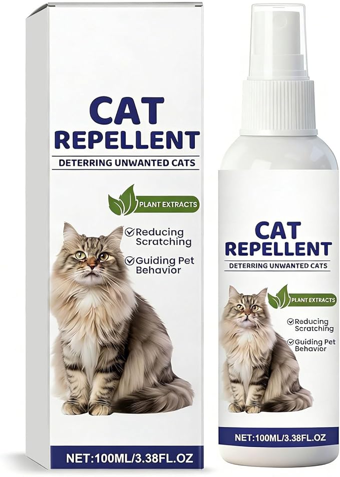 Cat Training Spray with Natural Bitter Extract - Stop Scratching Furniture & Urine Marking, Gentle Deterrent for Indoor Use, Keep Cats Off Counters, Beds, Curtains