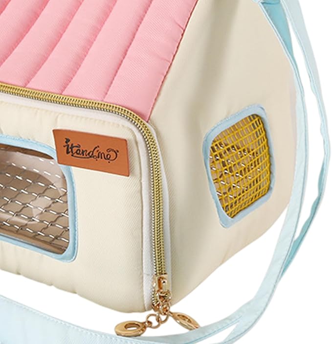 Bird Travel Carrier - Warm Breathable Portable Accessories with Stainless Steel Tray | Bird Carrier Travel Cage - for Animal Pigeon Offices Outing Vehicle Car Road Trip Daily Indoor Outdoor