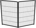 FXW Homeplus Unleashed Indoor Dog Playpen - Stress-Free and Safe Play, Heavy Duty 40 Inch 2 Panels Dog Pen for Medium and Large Dogs, Black│Patented