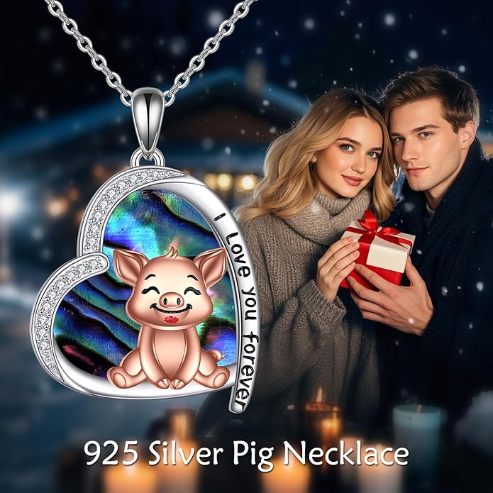 KZX Cat/Dog/Phoenix/Eagle/Whale/Shark/Puffin/Starfish/Chicken/Butterfly/Owl/Bee/Frog/Seahorse Necklace Sterling Silver Animal Pendant Jewelry Gift for Women