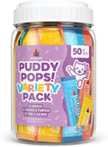 Weruva Puddy Pops, Lickable Cat Treats Variety Pack, 0.5oz Tube, Pack of 50