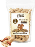 Premium Quality Raw Peanuts in Shell - 1 Pounds – All-Natural Food for Squirrels, Deer, Birds, and Other Wildlife Animals – Grown in The USA for Healthy Nutrition