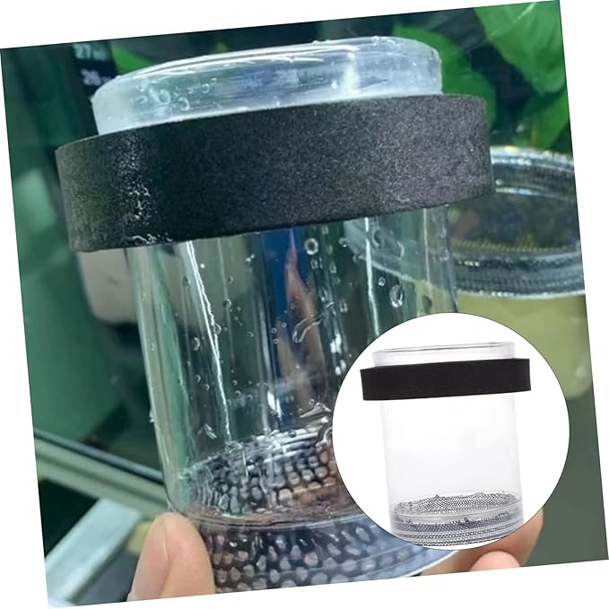 Guppy Breeder Box Aquarium Isolation Fish Hatchery Tank with Transparent Cover for Newborn Fry Protection and Pregnant Guppy Separation