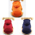 TAPBULL Dog Dresses, Fashionable Pet Dog Sweatshirt Clothes in Dark Colors, Cute Cat Birthday Dress Outfit (Red/Blue/Orange 3-Pack), Small