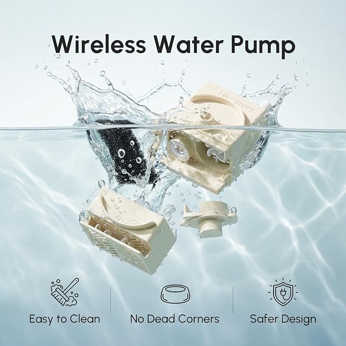 PetSnowy OilClear A.I Series Wireless Weight-Sensing Pet Fountain