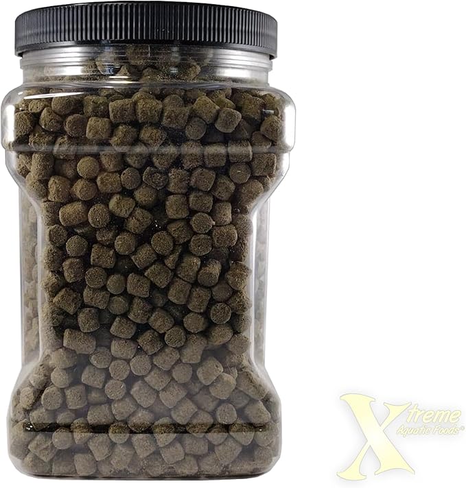 Xtreme Monster 9.0mm Pellets – Slow Sinking & Ideal for Large Cichlids, Monster Fish & Voracious Eaters – Boost Immune & Digestive Health, Max Marine Protein Fish Food – USA Farm Grown (37oz)