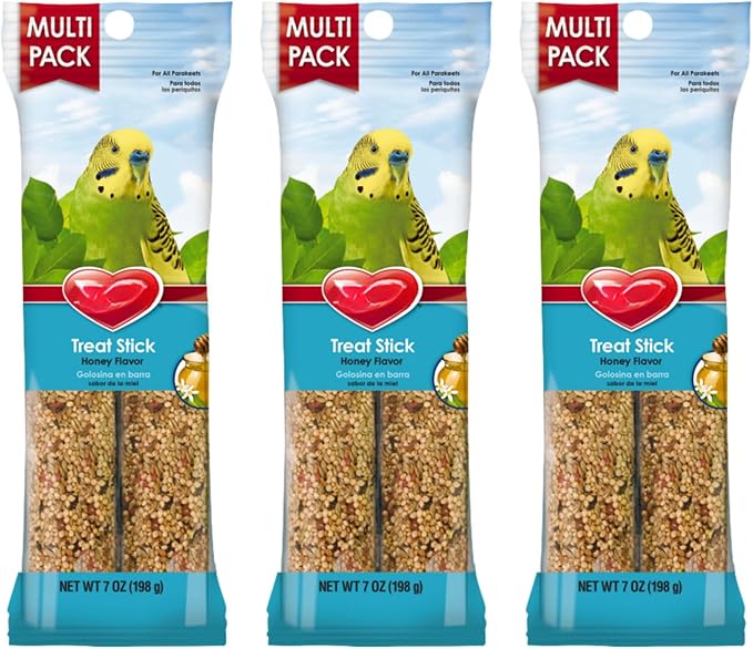 KayteeTreat Stick Honey Flavor - Parakeet 7 oz (Pack of 3)