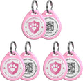 Cat Tags Personalized Small, QR Code Cat Name Tag for Kitten Collar, Cats Tracker Scan Location Alerts, Pink S