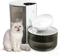 Wireless Cat Water Fountain Cordless No Filters, 3.5L Automatic Wastewater Separation Pet Water Fountains for Cats Indoor, Quiet Cat Dog Water Dispenser Rechargeable Kitty Drinking Fountains for Pets
