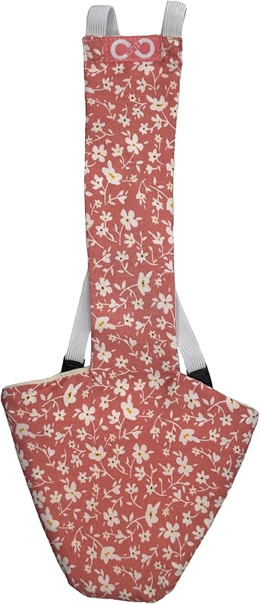 Chicken Diapers Duck Diaper Diaperalls for Hens, Roosters, Ducks, Ducklings - Reusable, Adjustable by Uni Infinity (Pink Floral, Chicken XL/Duck Large, 1, Count)