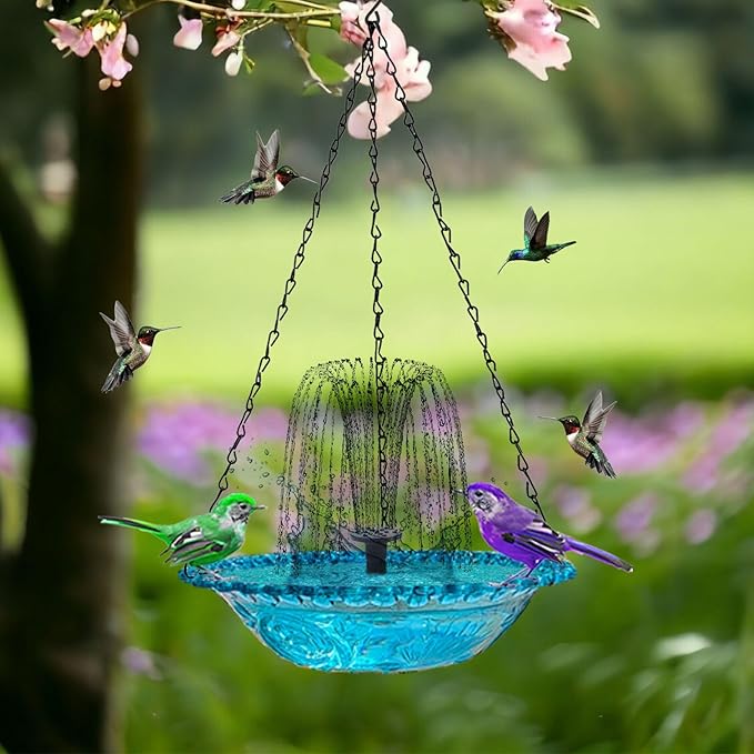 Multifunctional Bird Feeders Bath Tray with Floral Shape for Outdoor Space Terrace Feeder Floral Bright Flower Garden Bird Feeders Outdoor