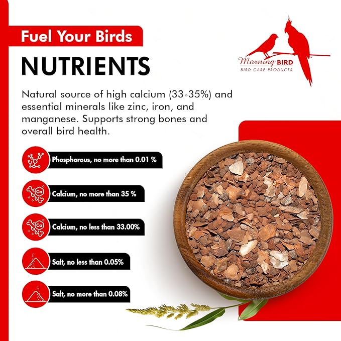Morning Bird Pigeon Grit - Healthy & Nutritious Pigeon Food to Support Strong Muscles & Bones for Grit Eating Birds - Supports Digestion & Packed with Essential Minerals 9 lbs