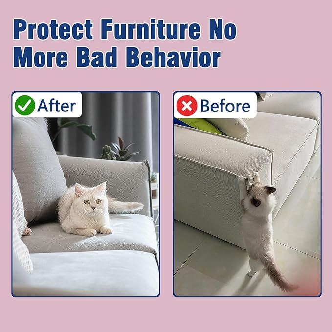 Bitter Apple Cat Repellent Spray - Natural Anti-Scratch Spray for Furniture Protection: Sofas, Carpets, Curtains — Indoor and Outdoor Cat Behavior Training, 4.06 oz(120ml)/1PC