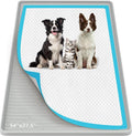 Pee Pad Holder for Dogs, 54"x 27.5" Extra Large Silicone Pee Tray Mat High Edge, Leak-Proof, No Spill Pet Pad Holder for Puppy, Cat, Rabbit, Training Pads for Floor Protection, No Pee Pads