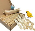 Hamiledyi Natural Bird Toys Foraging Parrot Shredding Toys Wheat Straw Chewing Toy for Cockatiel Lovebird Parakeet Budgie Small-Medium Birds (200 Pieces)