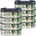 Cat Litter Refill Bags Cartridge Compatible with Litter Cat Genie Standard, Plus, XL+ and XL Pail Refills, Pet Waste Bags Box Accessories, Pack of 8