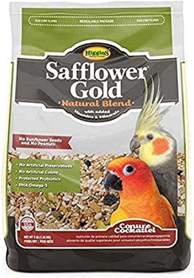Higgins 466120 3 Lb Safflower Gold Natural Food Mix, One Size