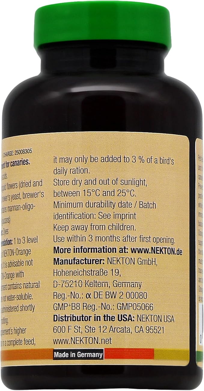 Nekton-Orange to Enhance Orange Color in Birds (60g / 2oz)