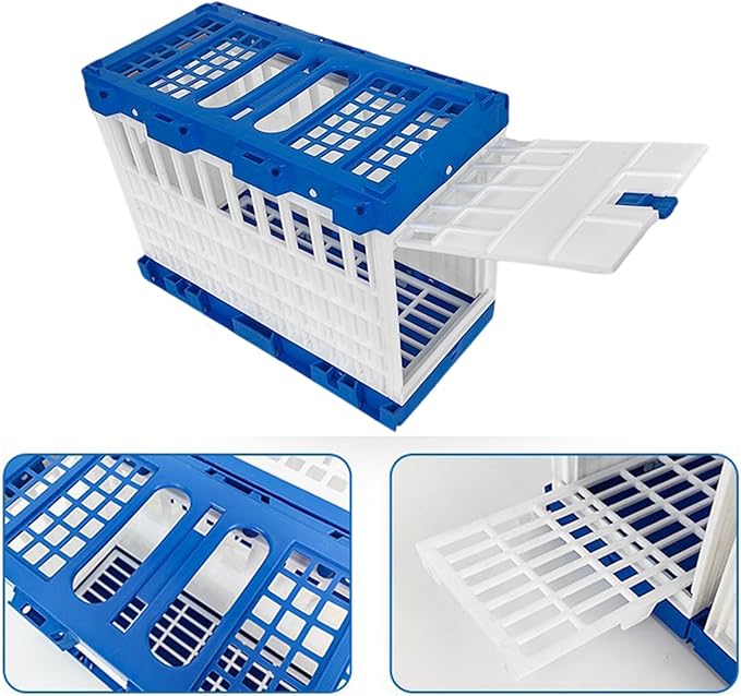 Foldable Bird Cage Carriers for Racing Pigeons Baby Parrots Outdoor Exercise