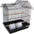 YML 16-Inch by 12-Inch Villa Top Bird Cage, Black